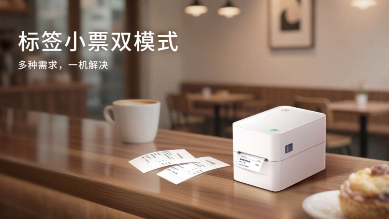 汉印D25热敏标签打印机：奶茶店、便利店、服装店标签打印必备